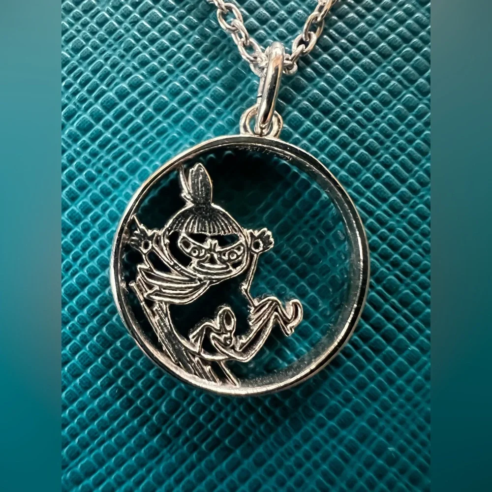 Moomin Necklace Little My Adventure 925 Silver Chain and Pendant
